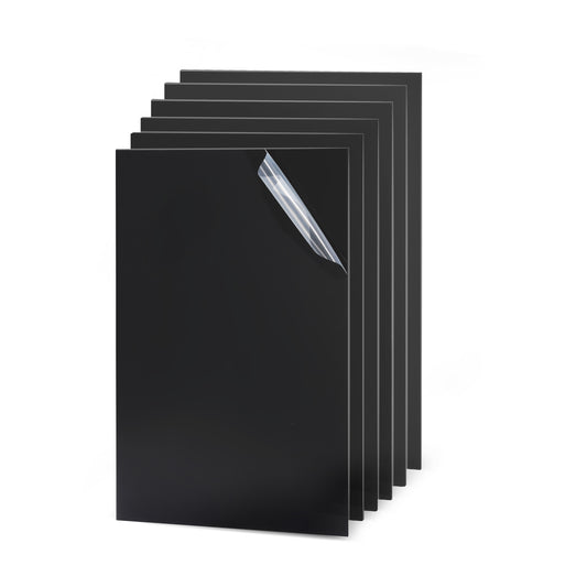 10 Placas Metacrilato Negro Semitransparente para Grabado y Corte por Laser, CNC Router,Bricolaje, Manualidad