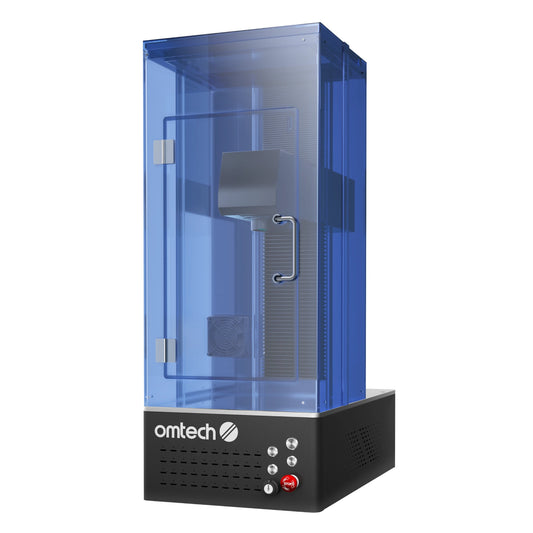 OMTech 50W Marcador Láser de Fibra para Marcado en Metales, Enfoque automático | F50C