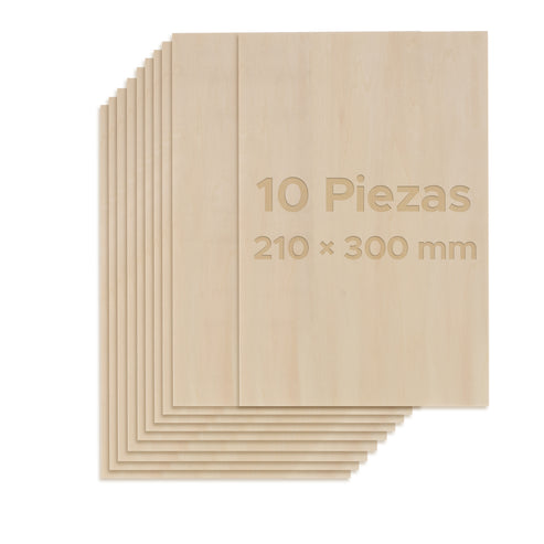 Tablero Madera Contrachapada para Corte por Laser, CNC Router,Bricolaje, Manualidad-Abedul de Primera Calidad