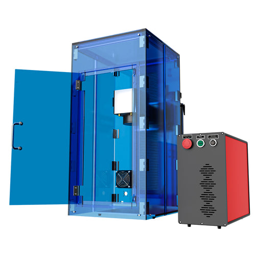 60w MOPA marcador laser de metales con colores