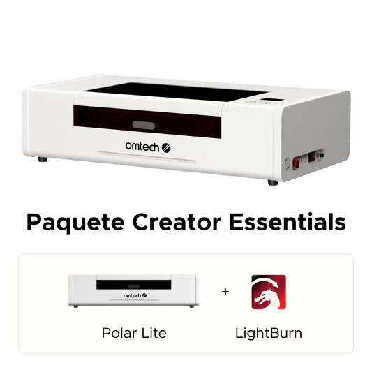 55W Polar Lite Grabadora y Cortadora Láser CO2 con Cámara y Área de Trabajo 500×300mm