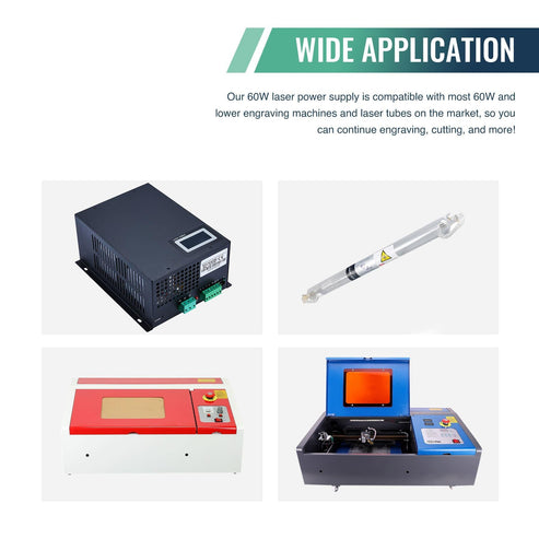 60W Laser Power Supply for 60W and Lower Engraving Machine