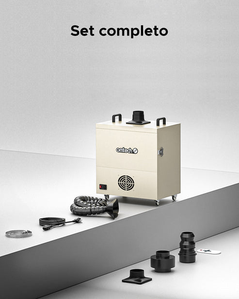 Purificador de Humo de 300W con Filtro de Cartucho 3 en 1 para Cortadoras Láser | LSP-300