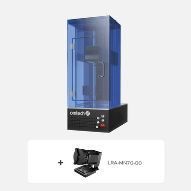 OMTech 30W Marcador Láser de Fibra para Marcado en Metales, Enfoque automático | F30C