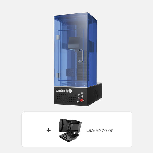 OMTech 30W Marcador Láser de Fibra para Marcado en Metales, Enfoque automático | F30C