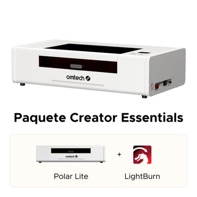 55W Polar Lite Grabadora y Cortadora Láser CO2 con Cámara y Área de Trabajo 500×300mm