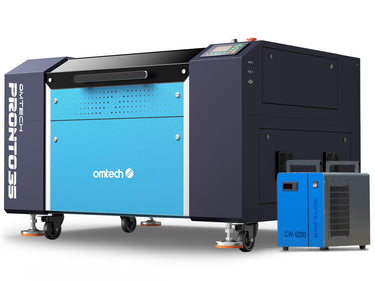 60W Máquina Corte y Grabado Láser Co2 con Área de grabado 700X500mm y Enfriador de Agua Gratis | Pronto-35S