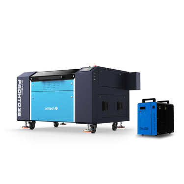 90W Máquina Corte y Grabado Láser Co2 con Área de grabado 700X500mm y Enfriador de Agua Gratis | Pronto-35N