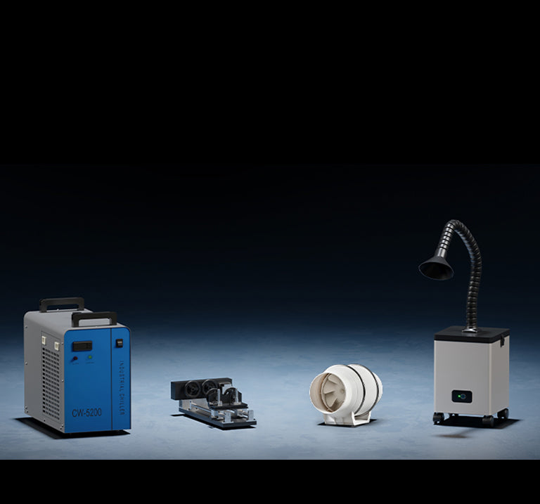 accesorios necesarios para grabadora laser