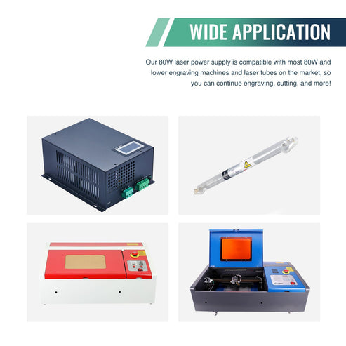 80W Laser Power Supply for 80W and Lower Engraving Machine